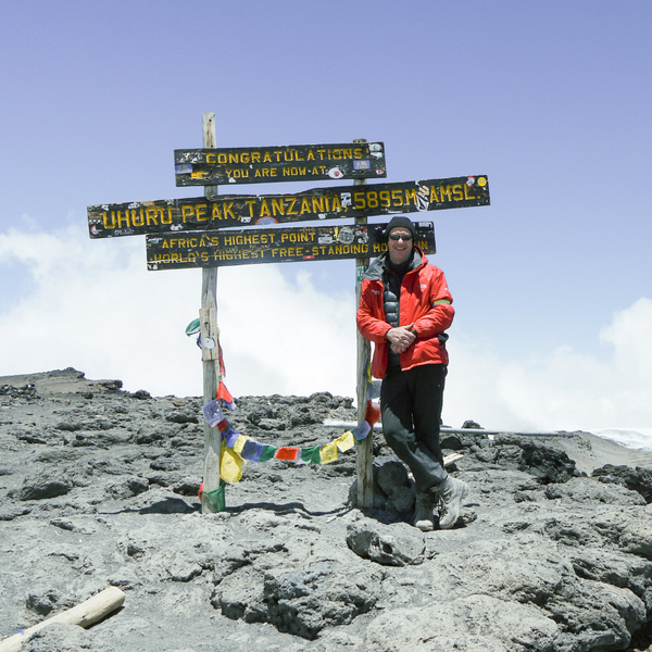 Julian on Kilimanjaro