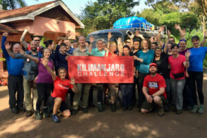 Kilimanjaro Challenge Sign Group Picture
