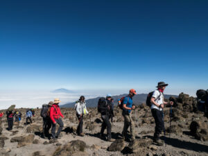 Machame Trek Group on Kilimanjaro