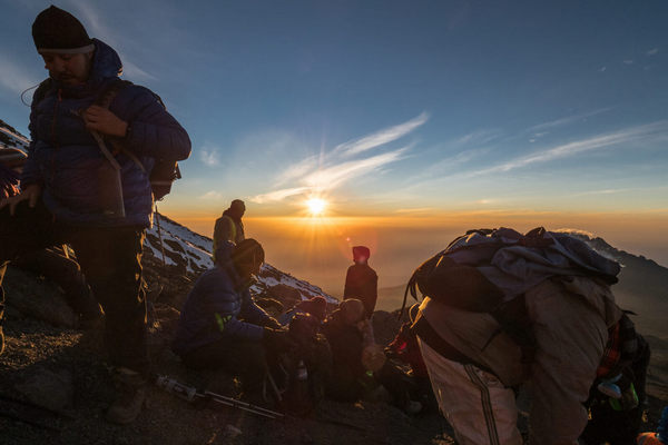 Sunset on Kilimanjaro's Peak