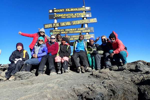 Kilimanjaro Peak Group Photo