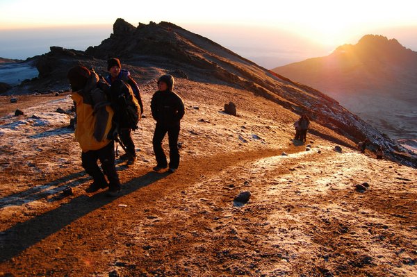 Sunrise on the Kilimanjaro Summit